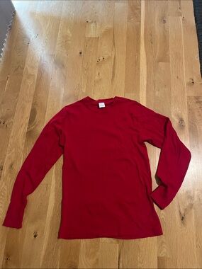 Hanna Andersson Bright Red Crewneck Tee